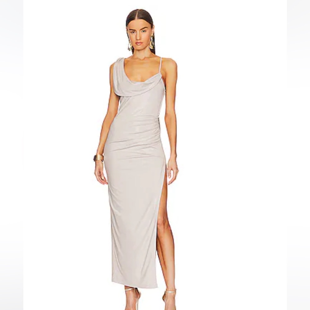 Revolve KAIT MIDI DRESS IN IVORY. Size xs. Orig $280. New with tags.